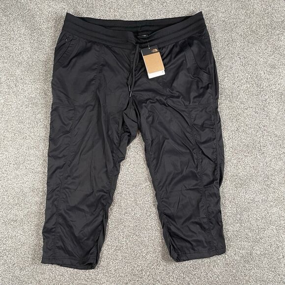 The North Face Aphrodite 2.0 Capri Cropped Womens Hiking Black Size 3XL NEW - Picture 2 of 15